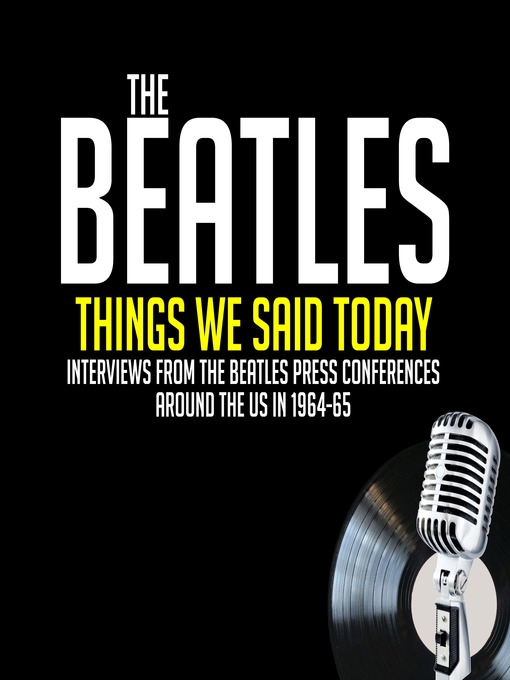 Title details for Things We Said Today by John Lennon - Available